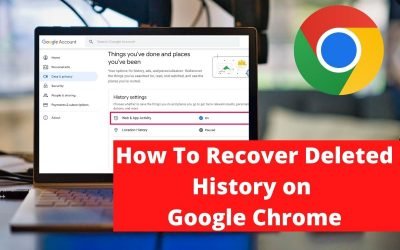 How to recover deleted history on Google chrome