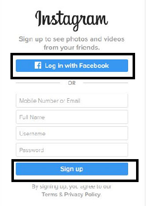 How To Sign Up On Instagram