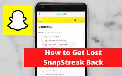 Get Lost SnapStreak Back