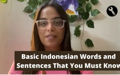 Basic Indonesian Words and Sentences That You Must Know