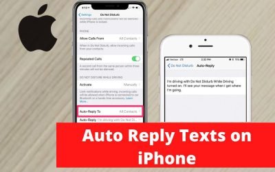 How to Auto Reply Texts on iPhone