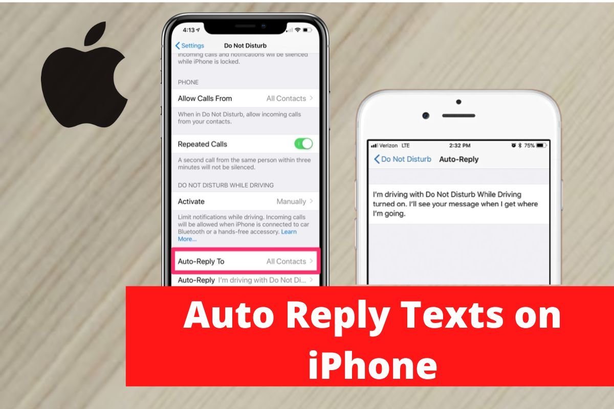 Auto Reply Texts on iPhone